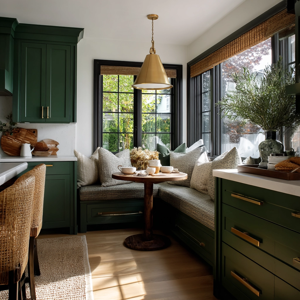 emerald green kitchen cabinets 60