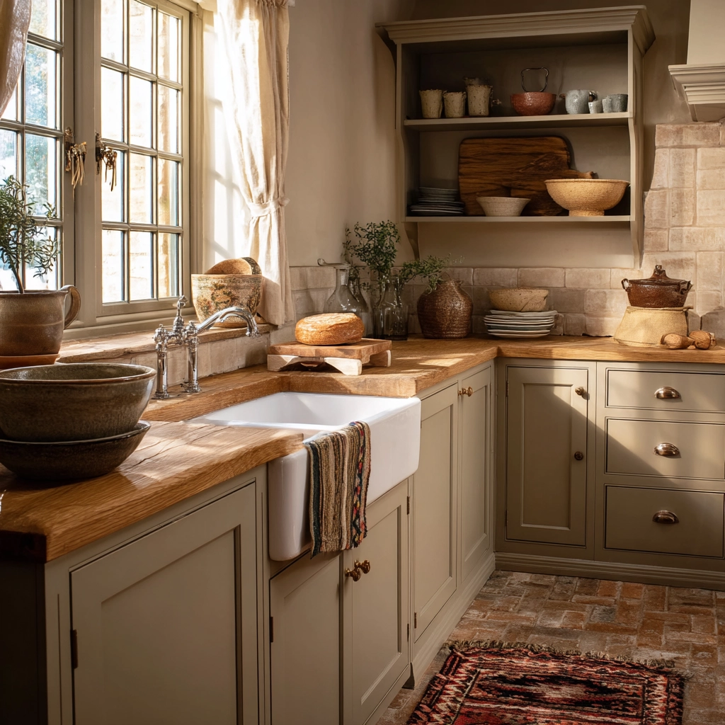 farmhouse kitchen paint colors 13