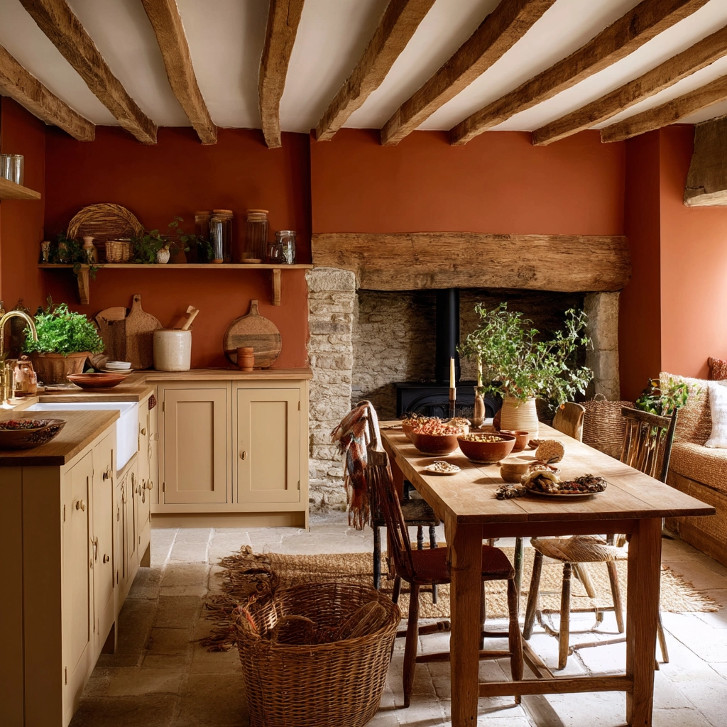 farmhouse kitchen paint colors 23