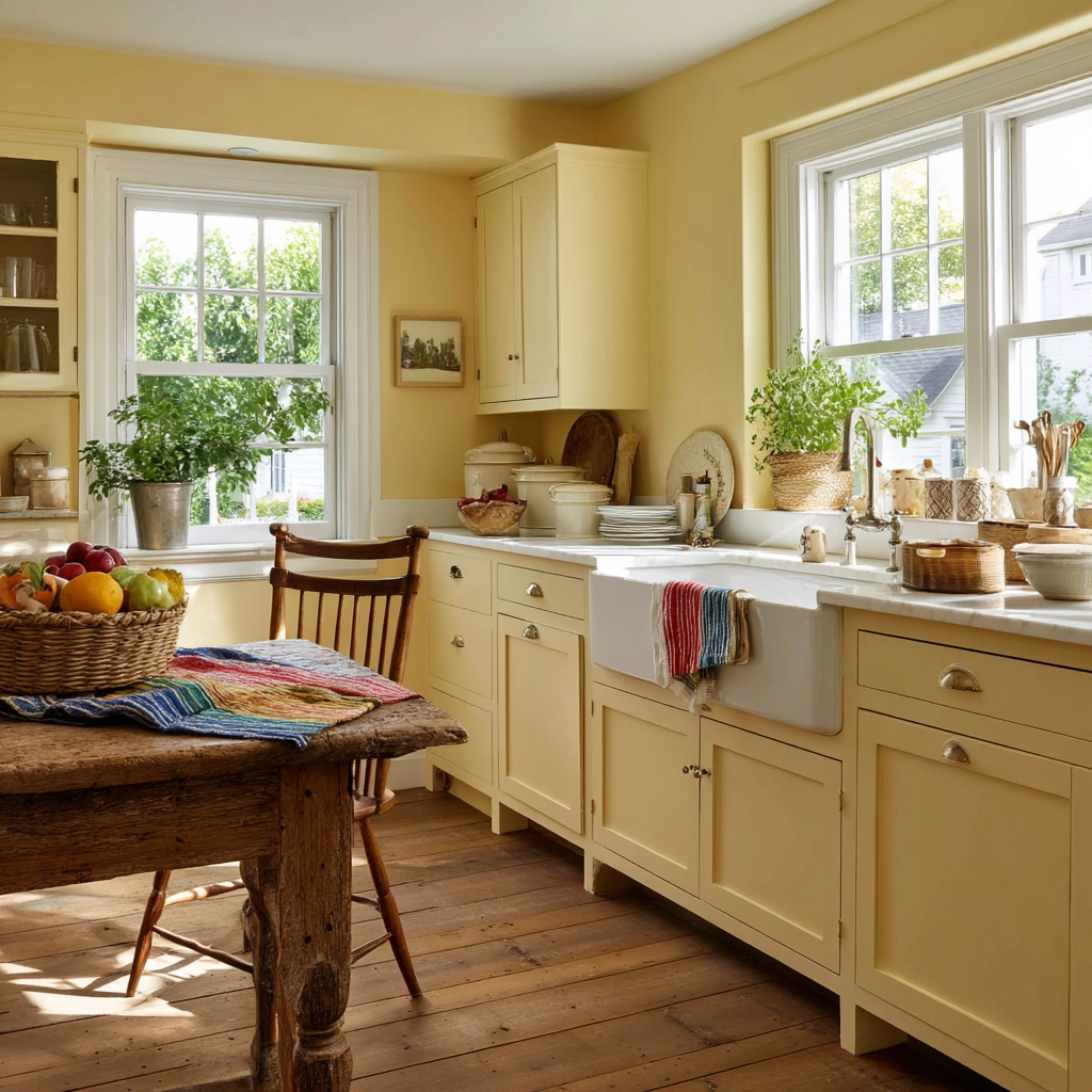 farmhouse kitchen paint colors 27