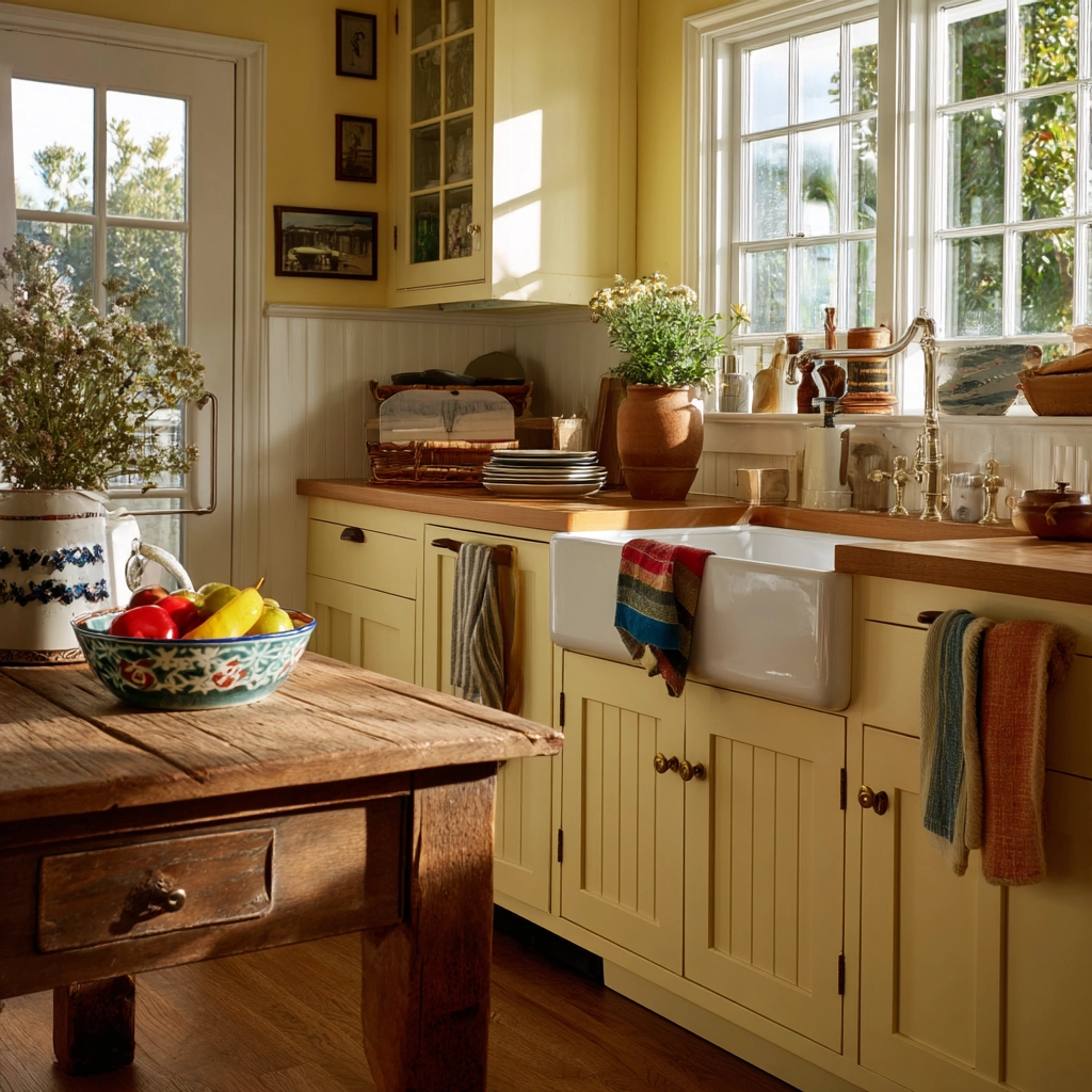 farmhouse kitchen paint colors 28