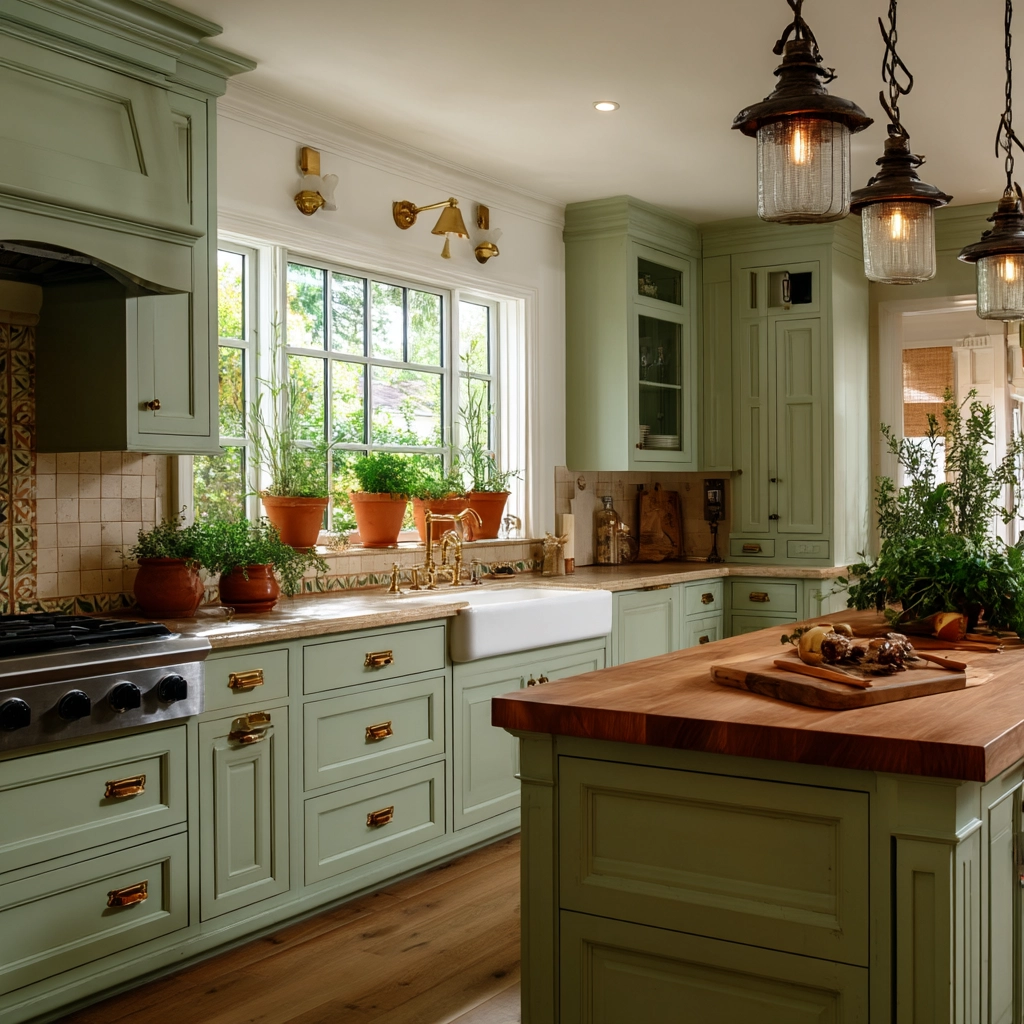farmhouse kitchen paint colors 29