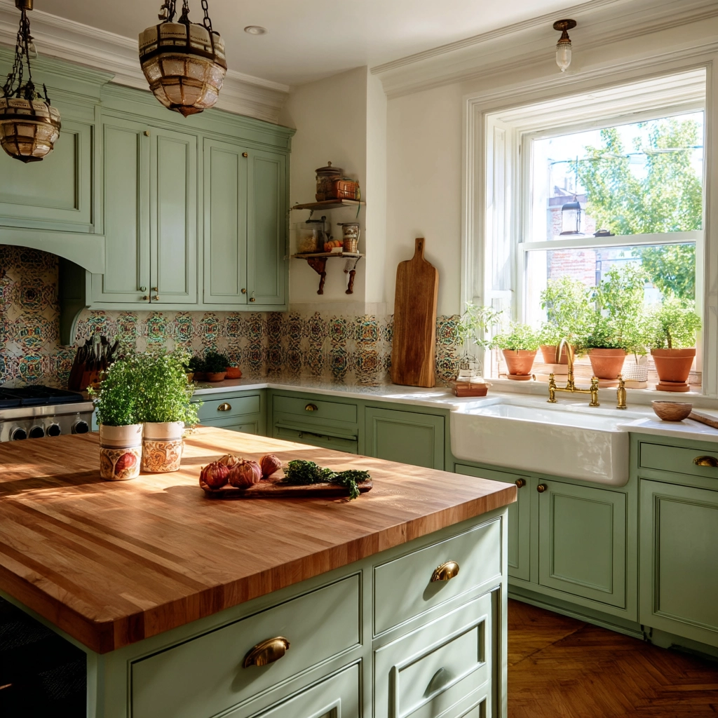 farmhouse kitchen paint colors 30