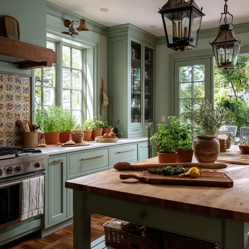 farmhouse kitchen paint colors 31