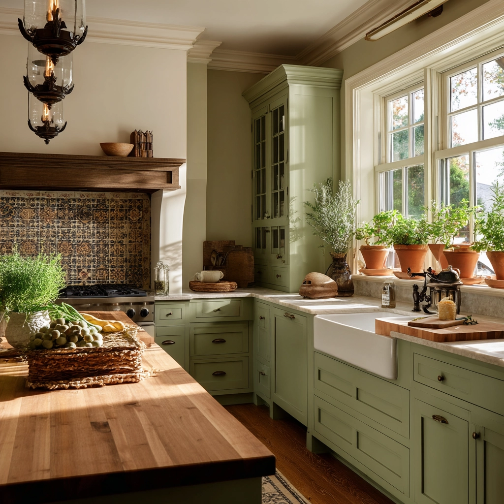 farmhouse kitchen paint colors 32