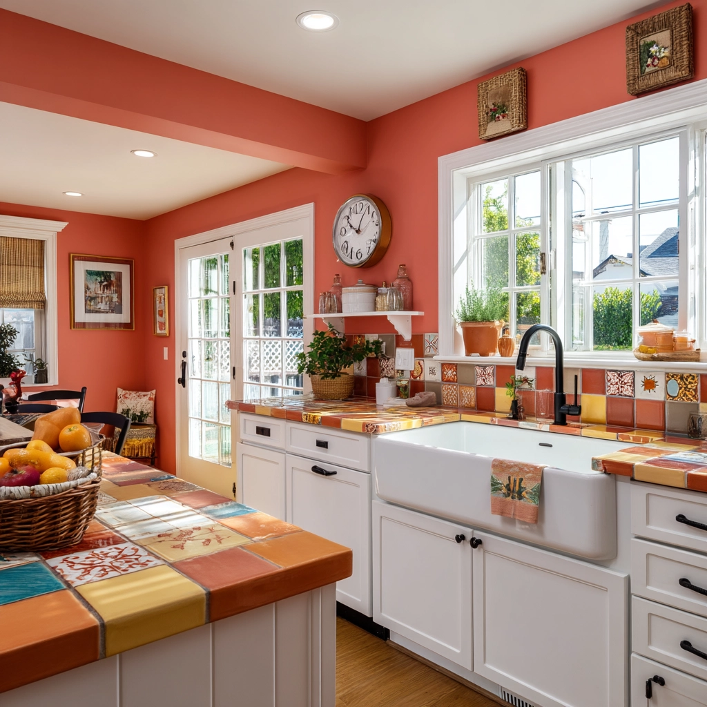 farmhouse kitchen paint colors 45