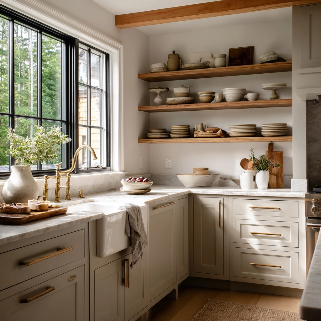 farmhouse kitchen paint colors 49