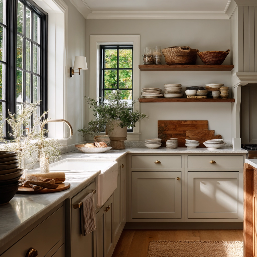 farmhouse kitchen paint colors 52