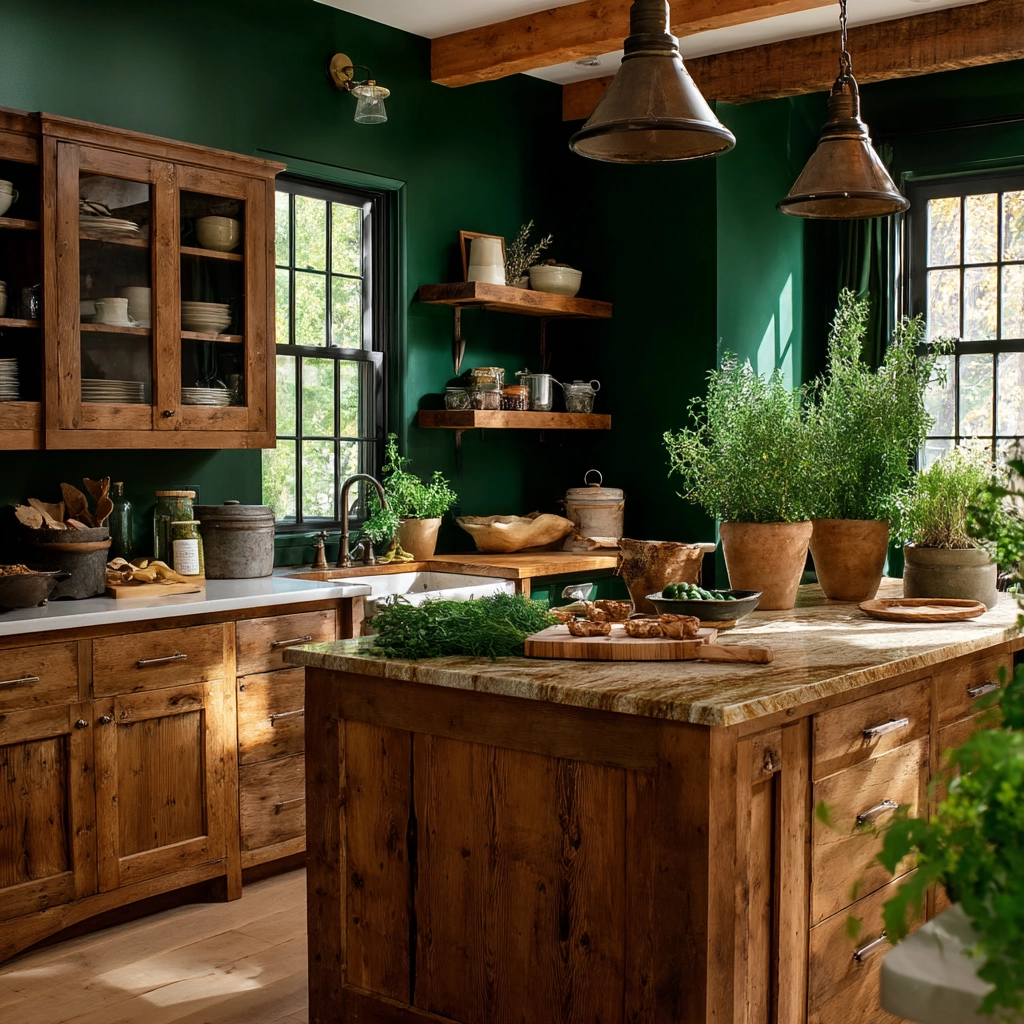 farmhouse kitchen paint colors 53