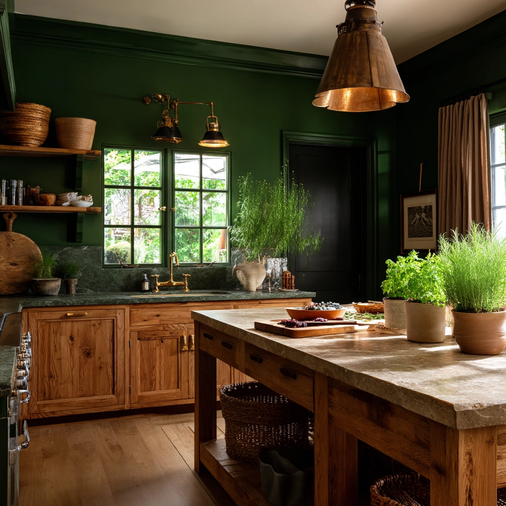 farmhouse kitchen paint colors 54
