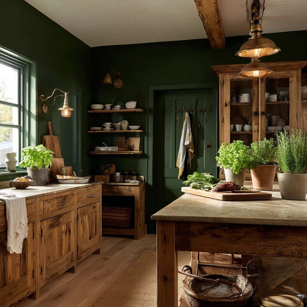 farmhouse kitchen paint colors 56