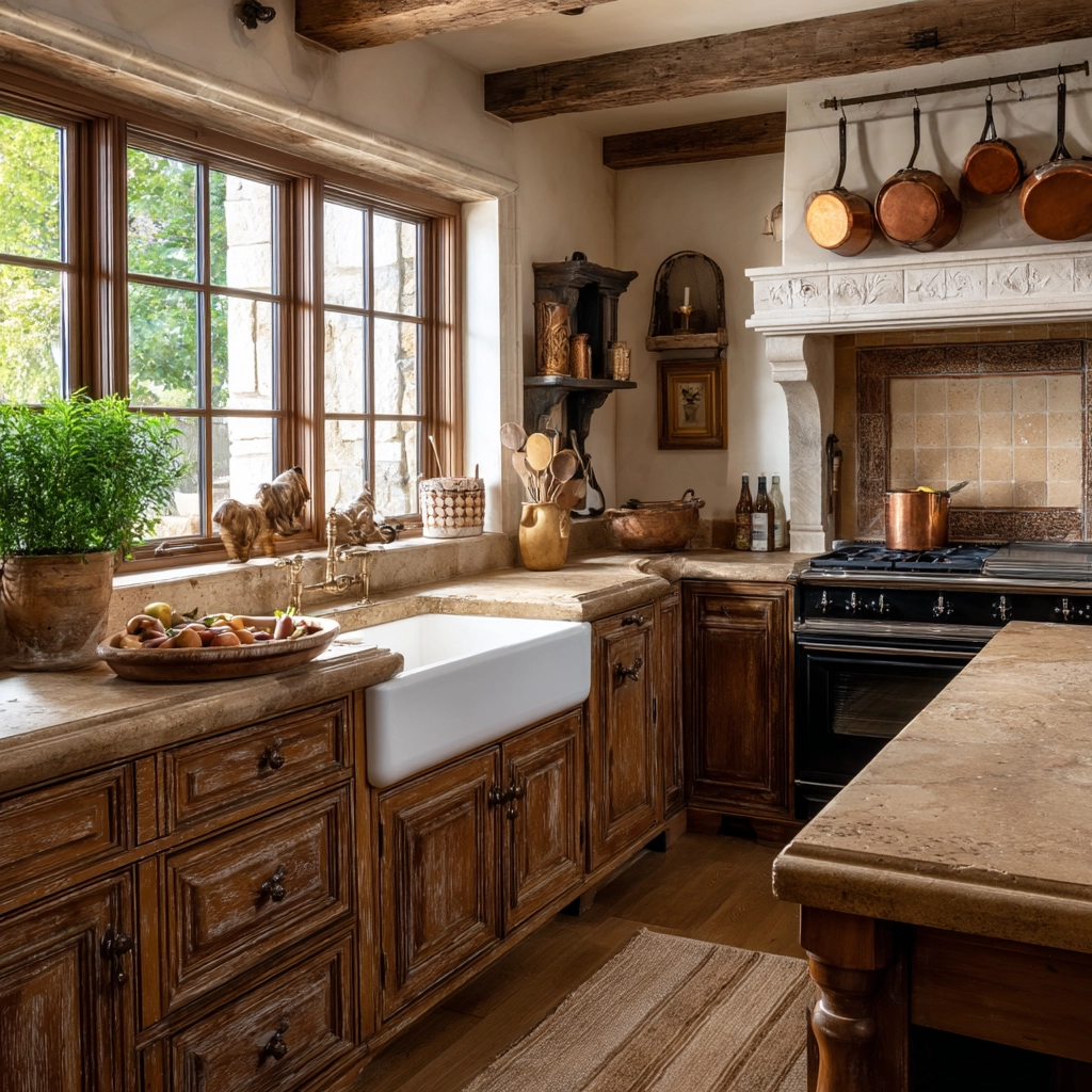 french provincial kitchen 14