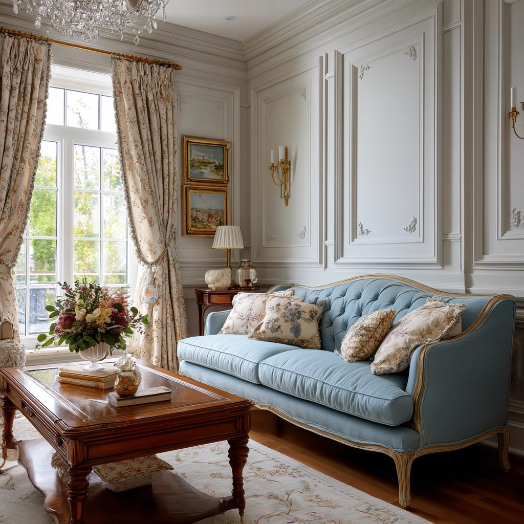 french provincial living room 11