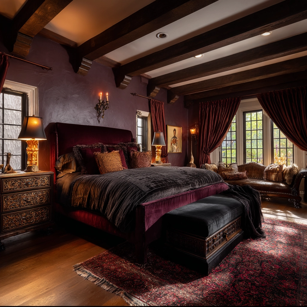 gothic bedroom 17