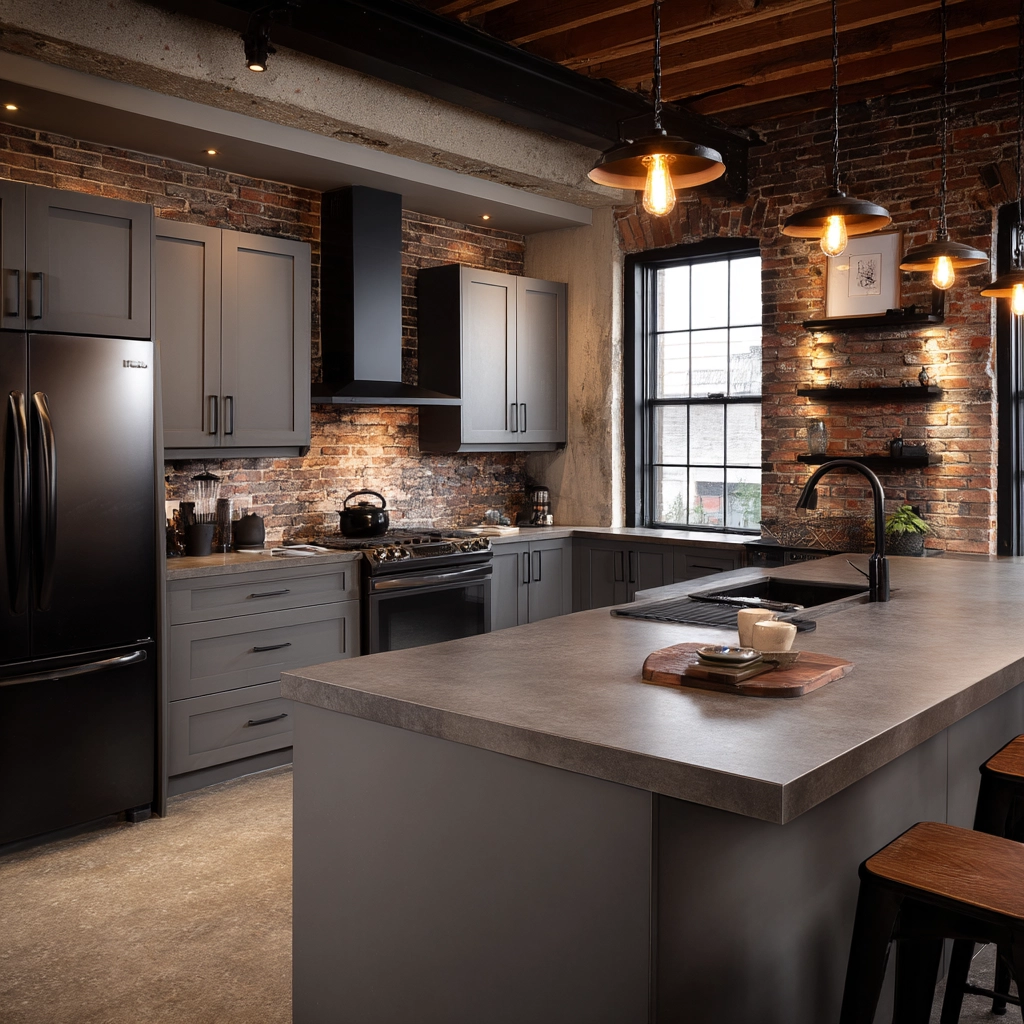gray kitchen cabinets 17