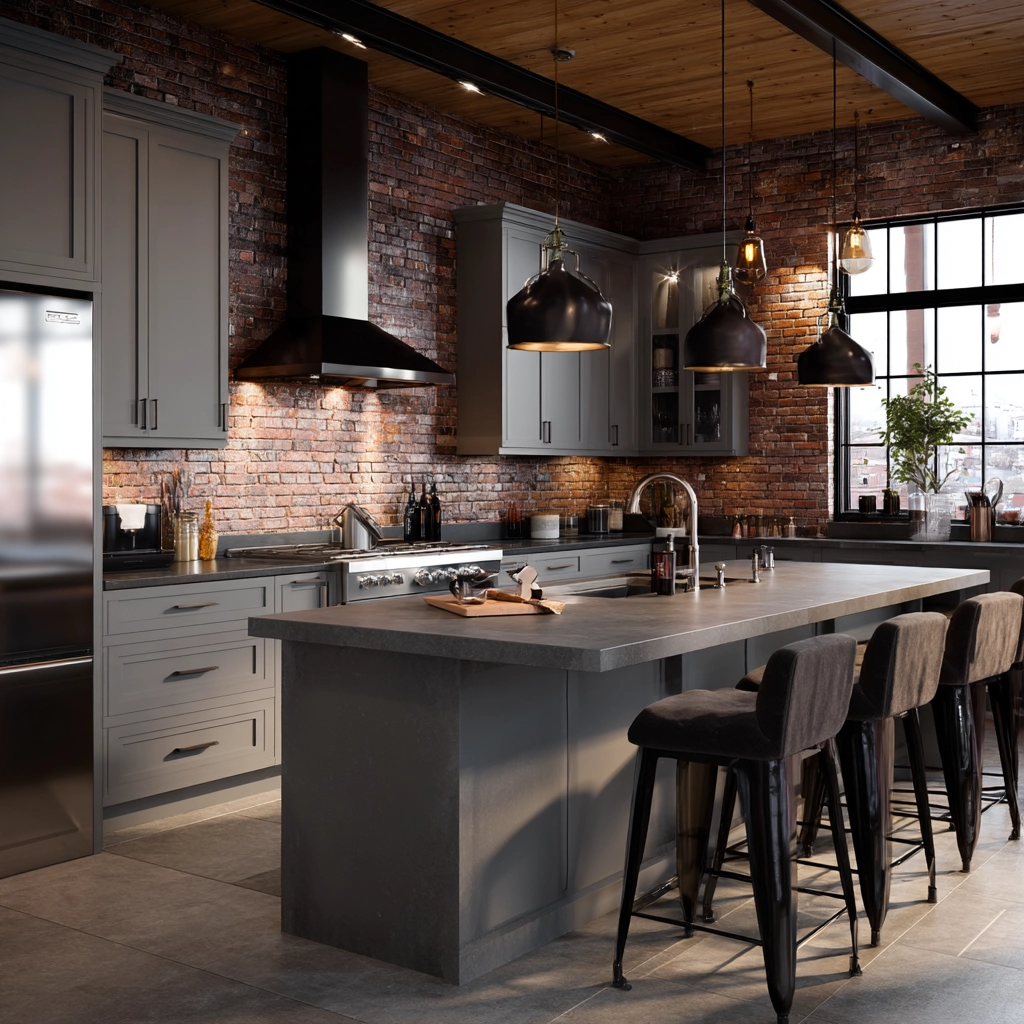 gray kitchen cabinets 18