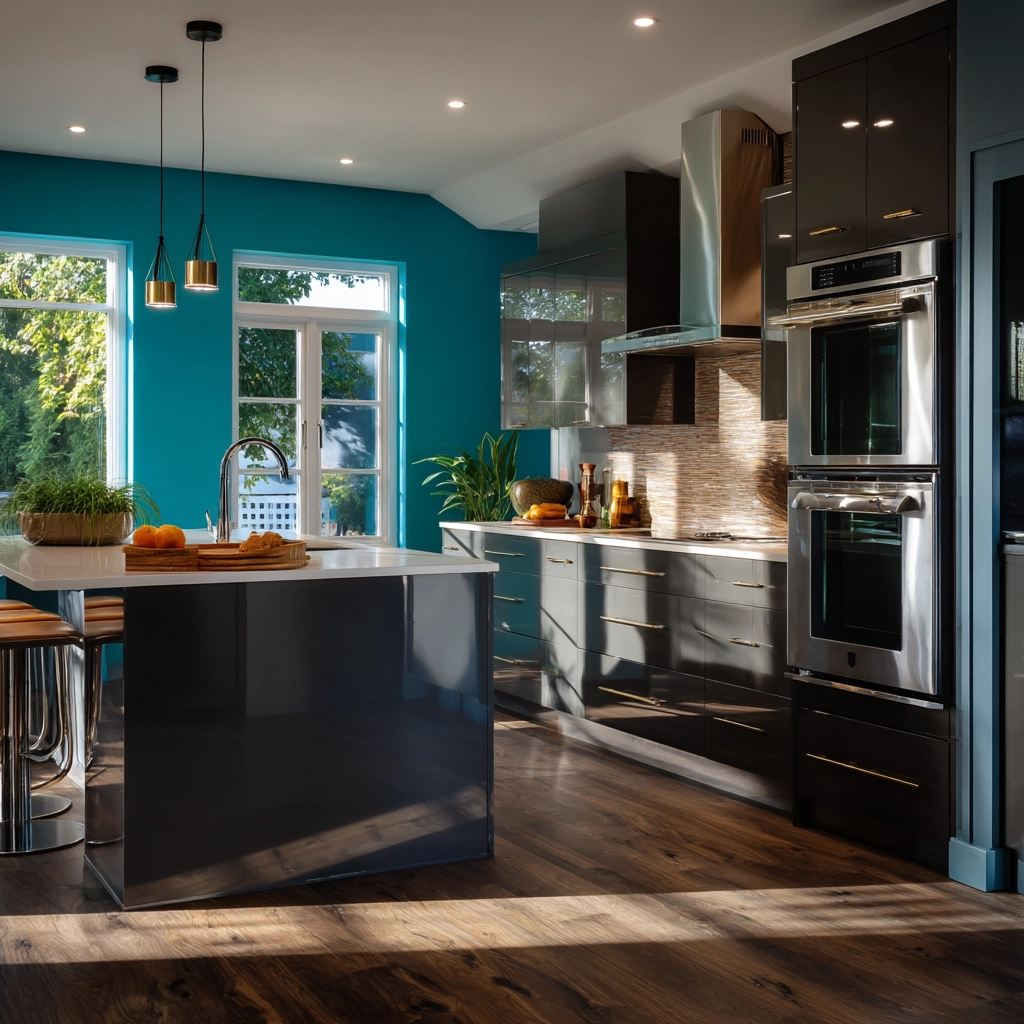 gray kitchen cabinets 35