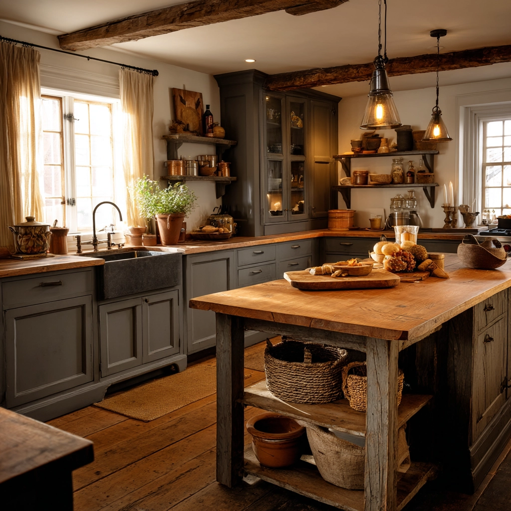 gray kitchen cabinets 44