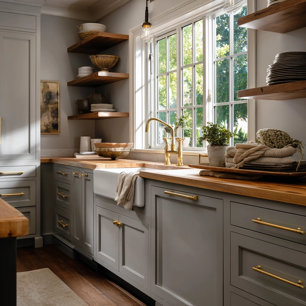 gray kitchen cabinets 5