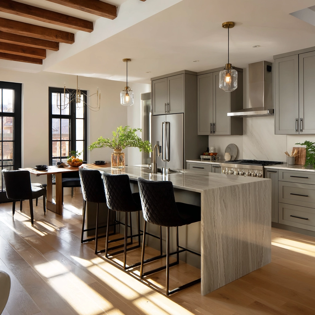 gray kitchen cabinets 50