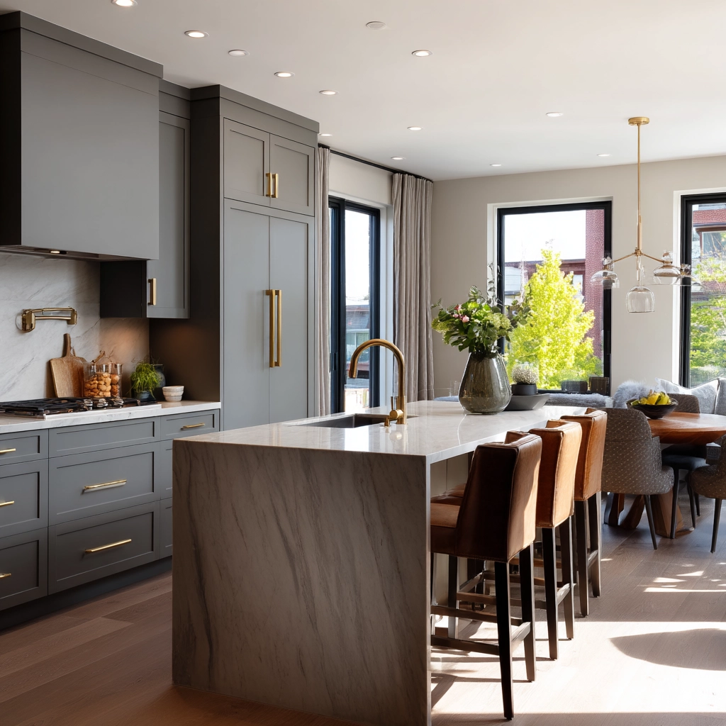 gray kitchen cabinets 51