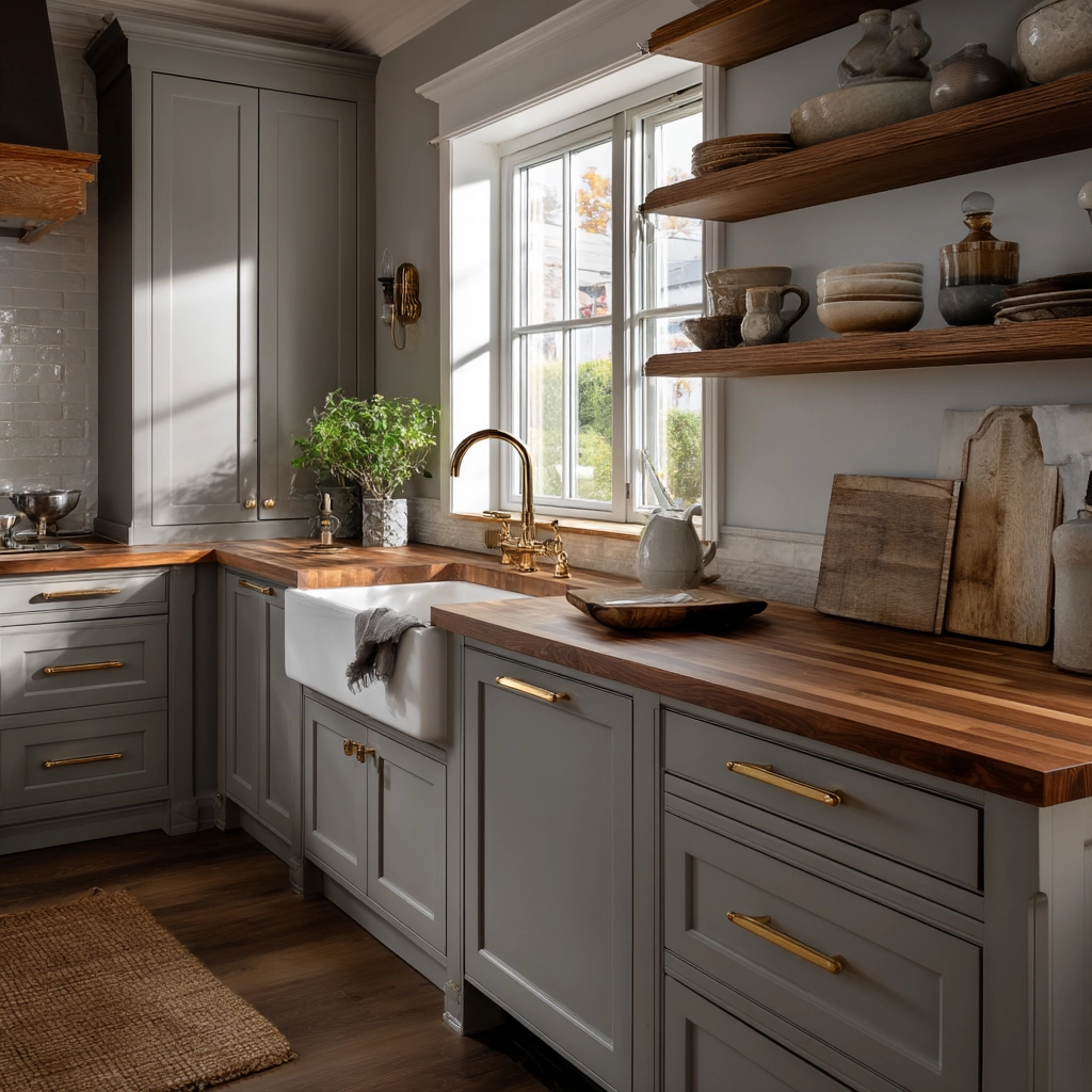 gray kitchen cabinets 6