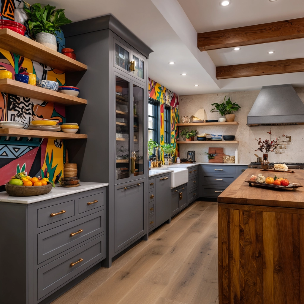 gray kitchen cabinets 60
