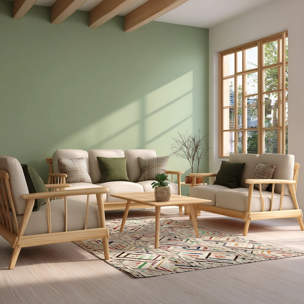 green living room decor 13