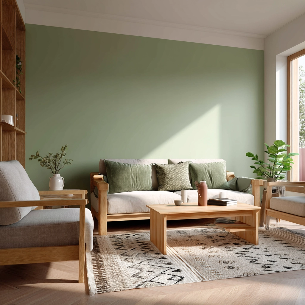 green living room decor 15