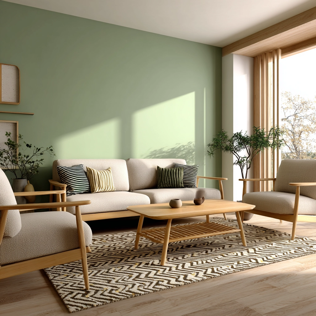 green living room decor 16