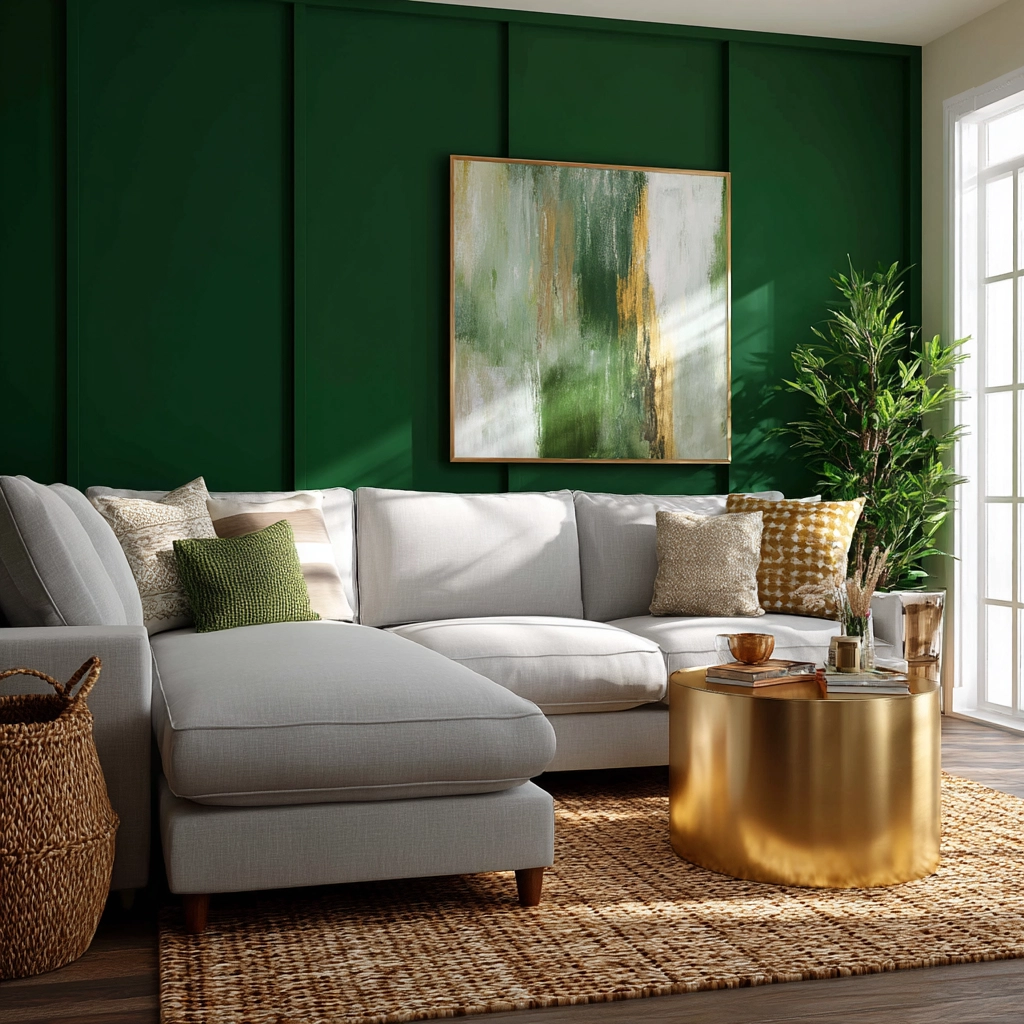 green living room decor 20