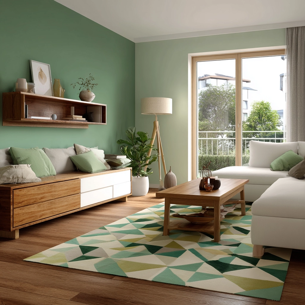 green living room ideas 10