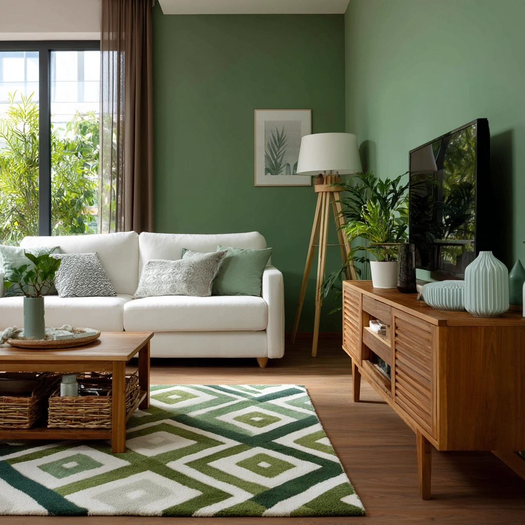 green living room ideas 11
