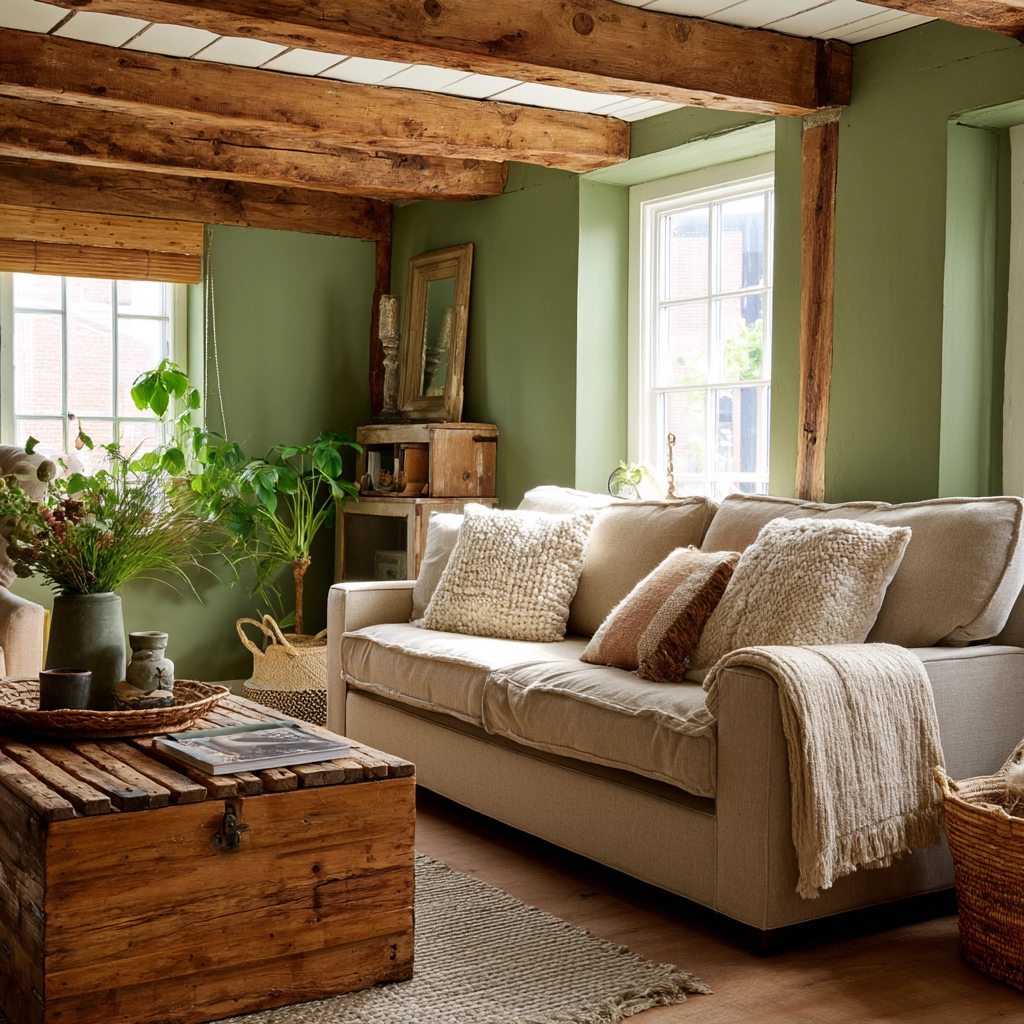 green living room ideas 30