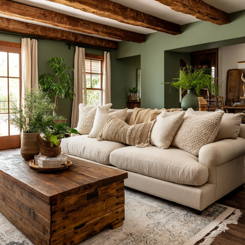 green living room ideas 31