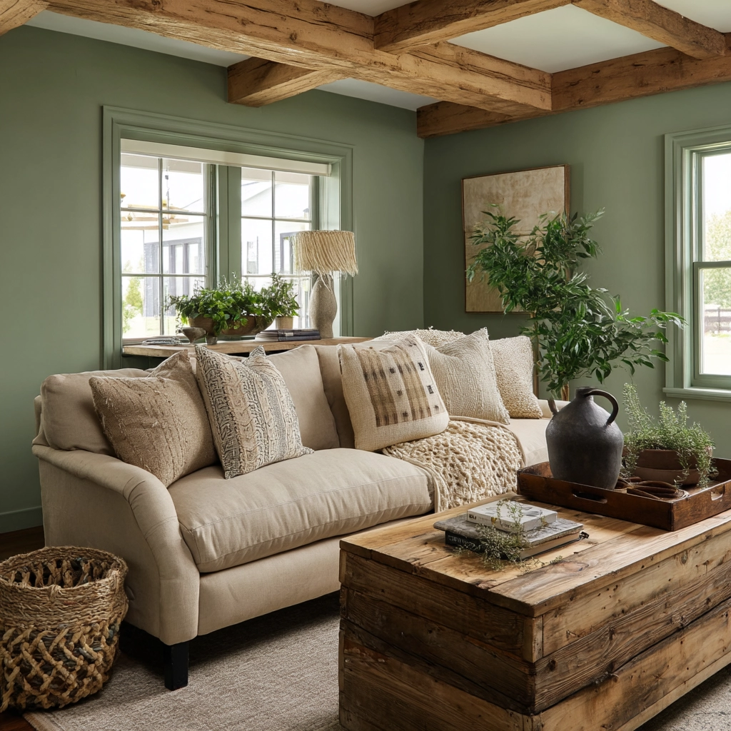 green living room ideas 32