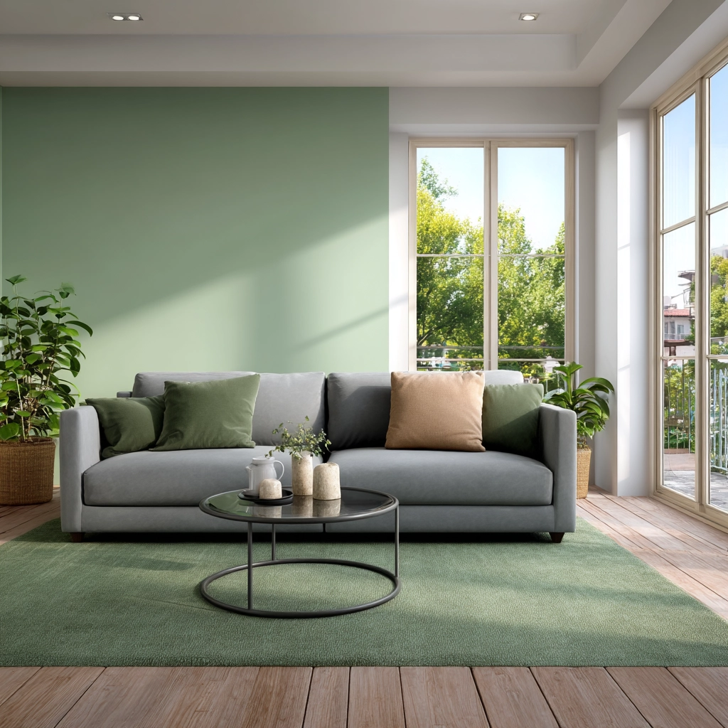 green living room ideas 34