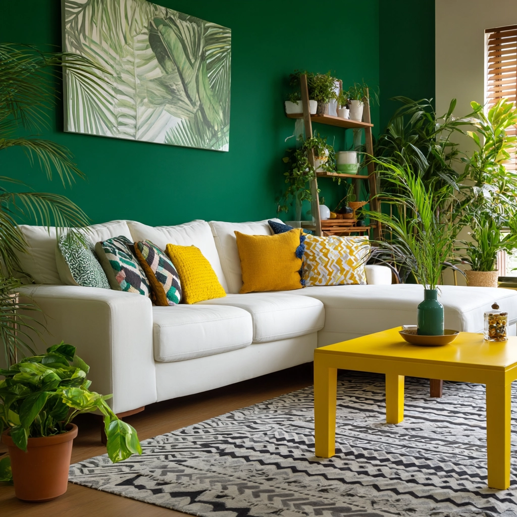 green living room ideas 38