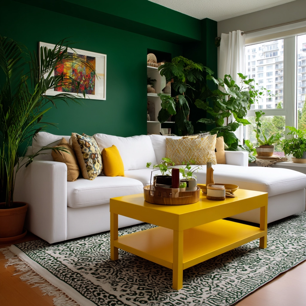 green living room ideas 39