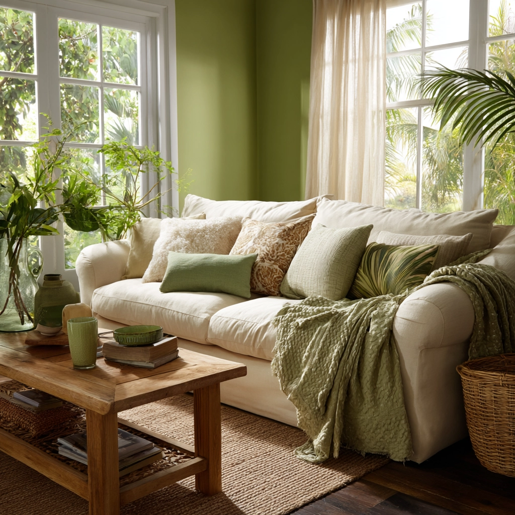 green living room ideas 42