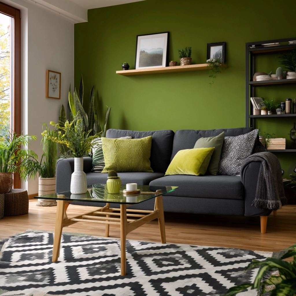 green living room ideas 46