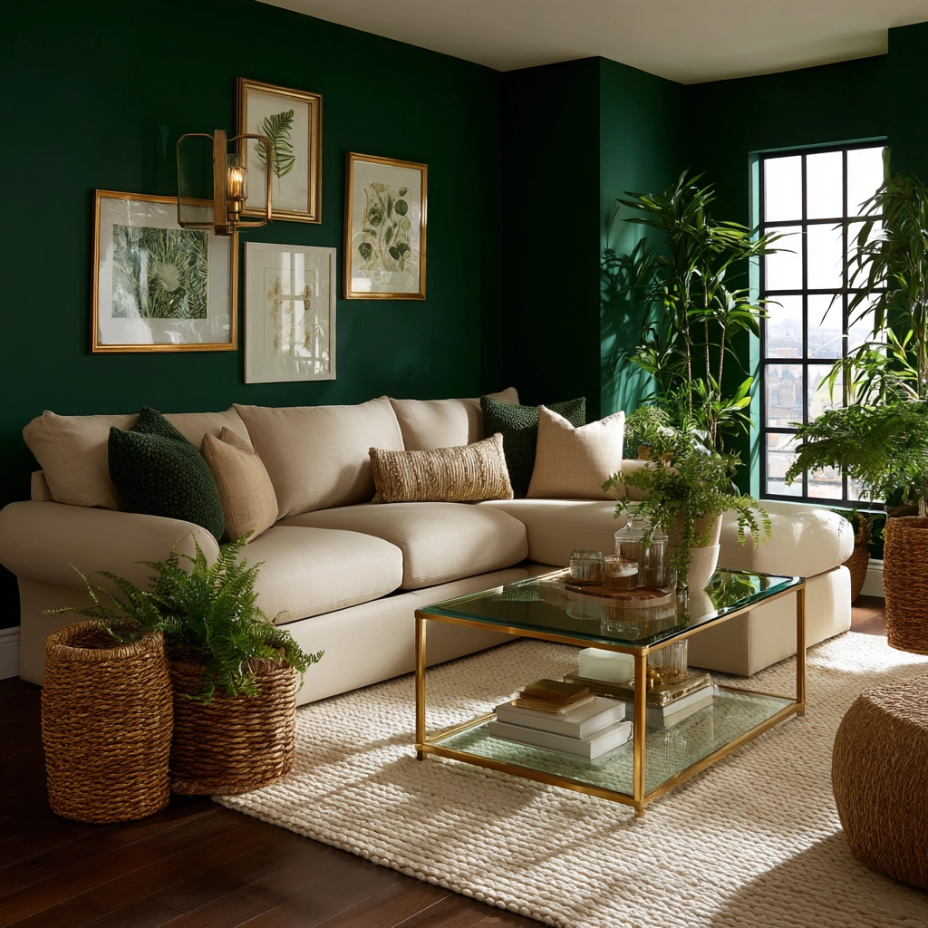 green living room ideas 5
