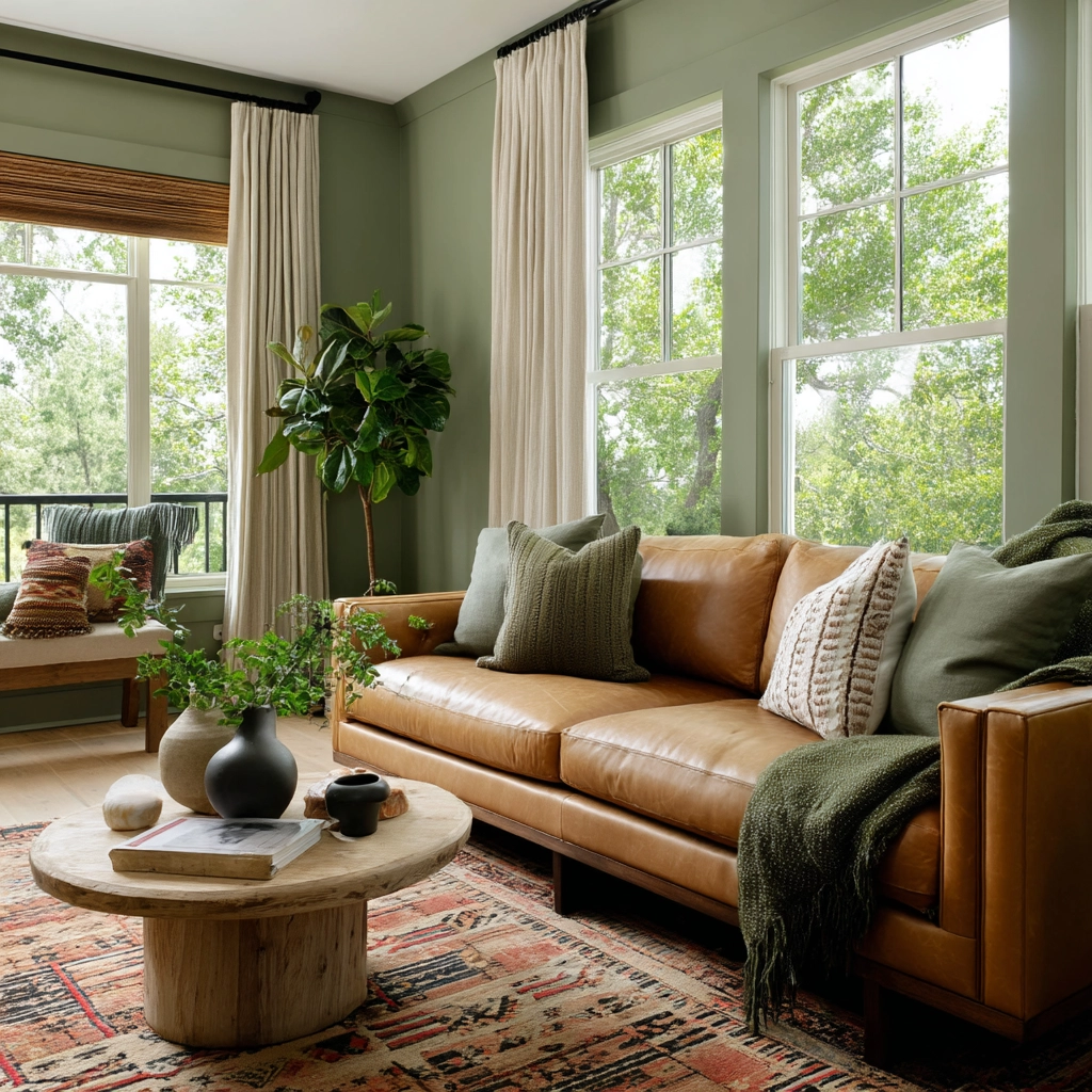 green living room ideas 50