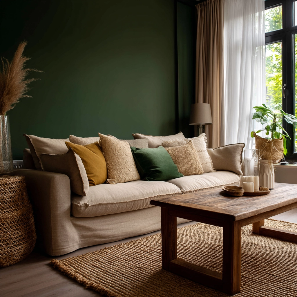 green living room ideas 58