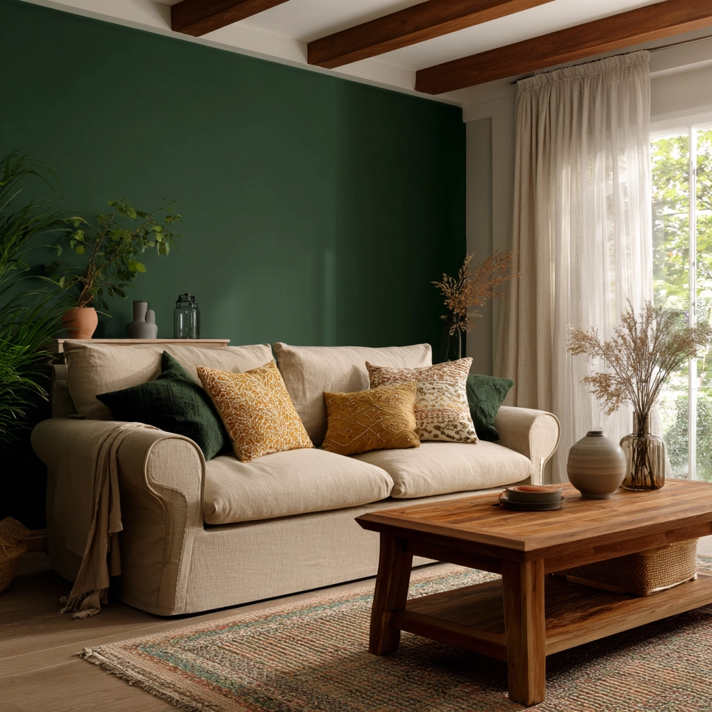 green living room ideas 60