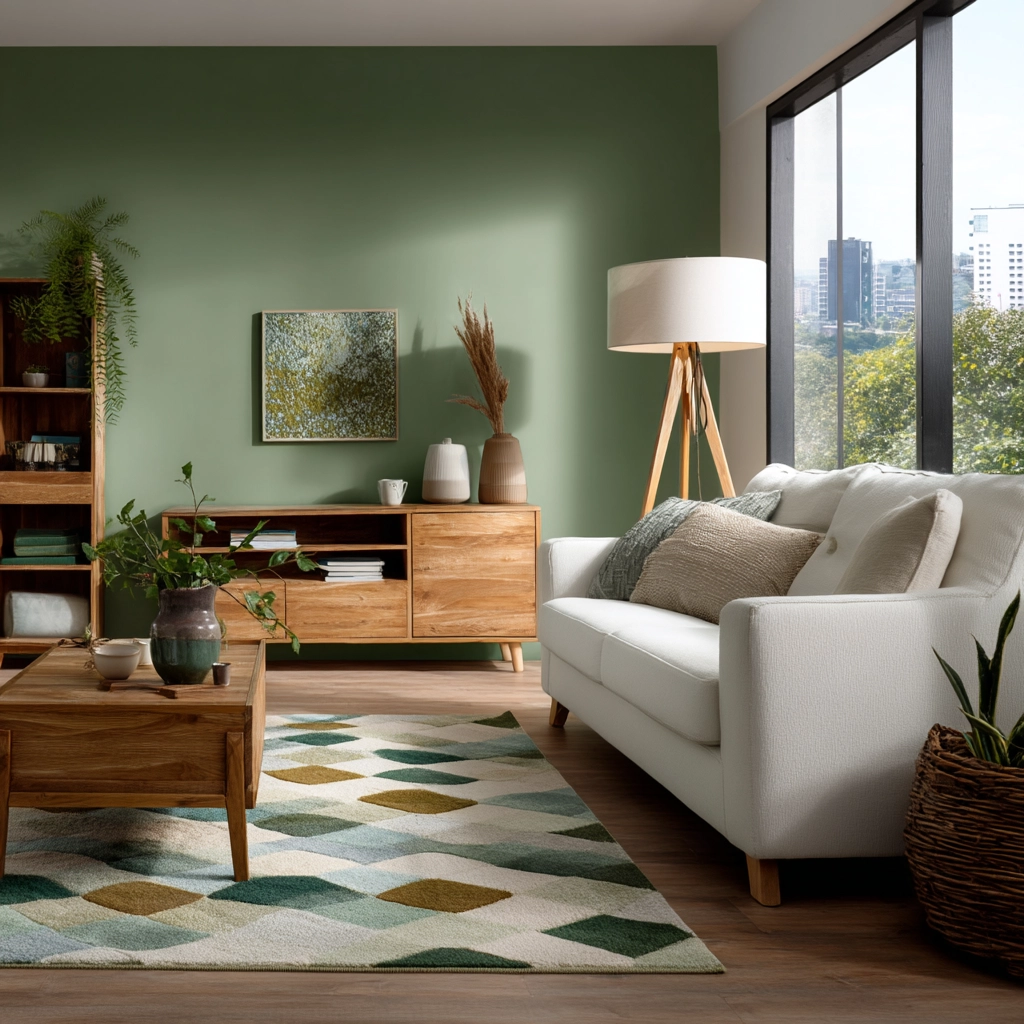 green living room ideas 9