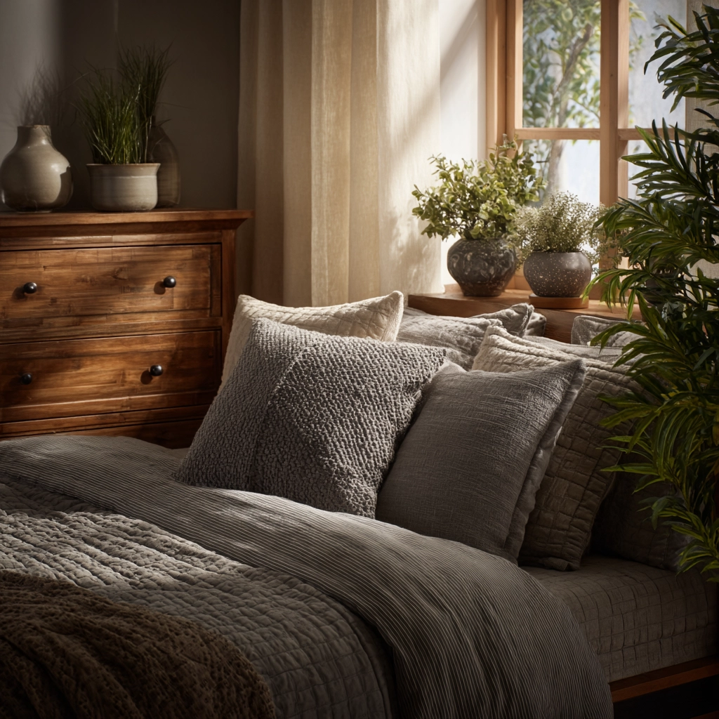 grey bedroom decor 17