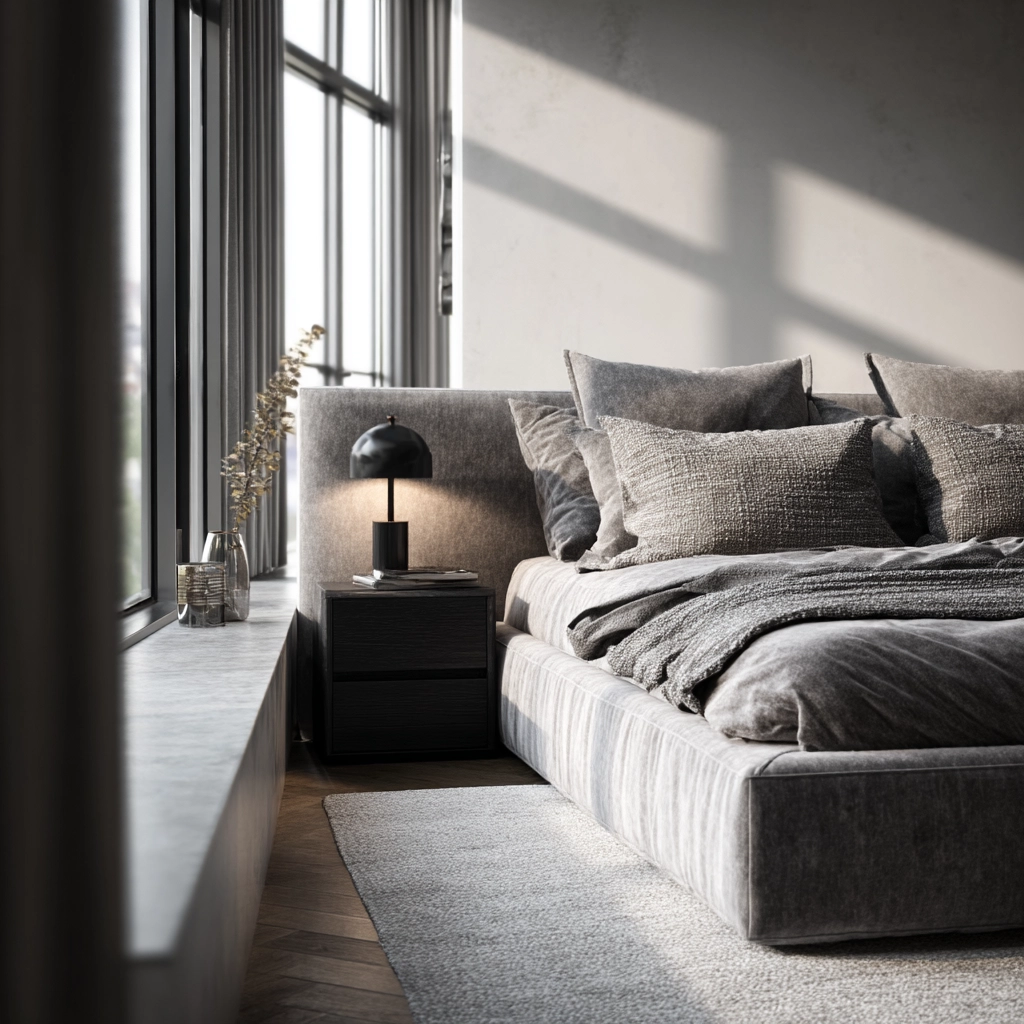 grey bedroom decor 3