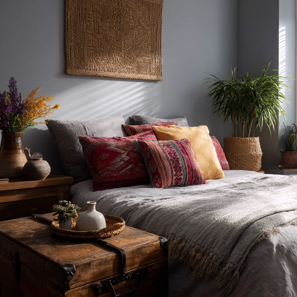 grey bedroom decor 39