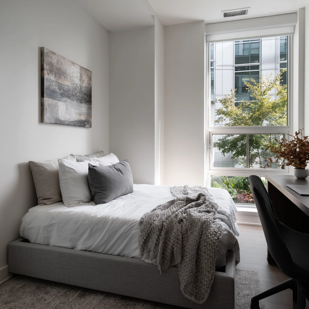 grey bedroom decor 42